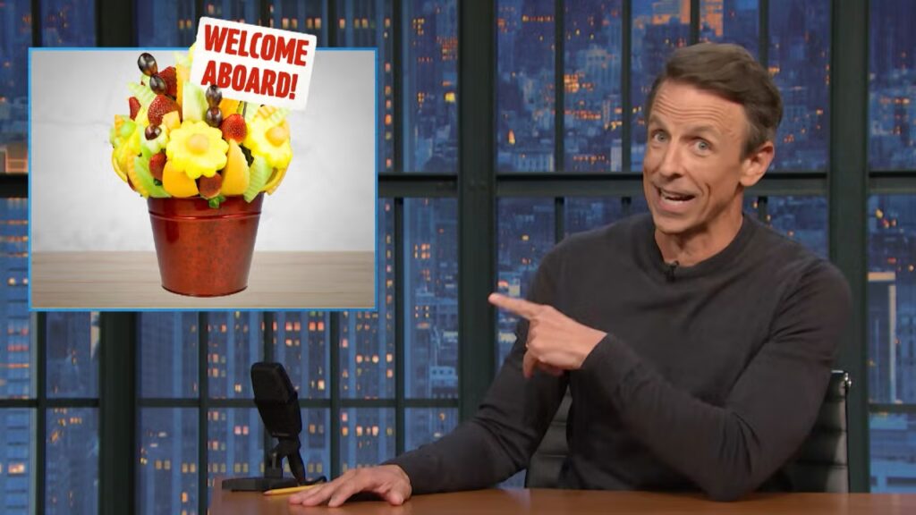 Seth Meyers Jokes About Missing an ‘Entire White House Press Secretary’ During One-Week Hiatus