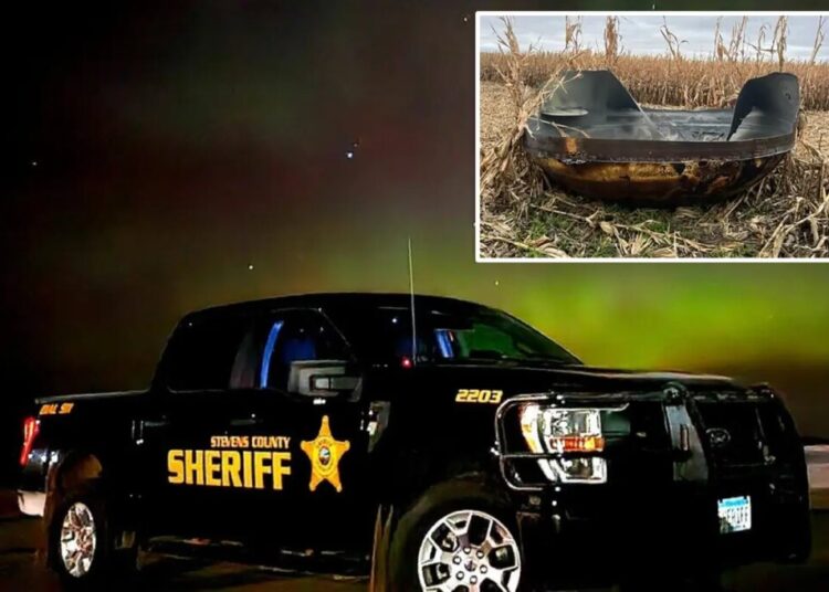 Massive metallic ‘space object’ discovered by farmer in Minnesota cornfield: cops