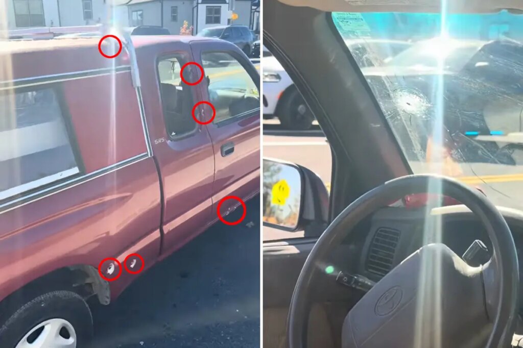 Hero driver who tried to stop Oregon school shooter shows bullet hole-riddled truck: ‘Holy s–t’