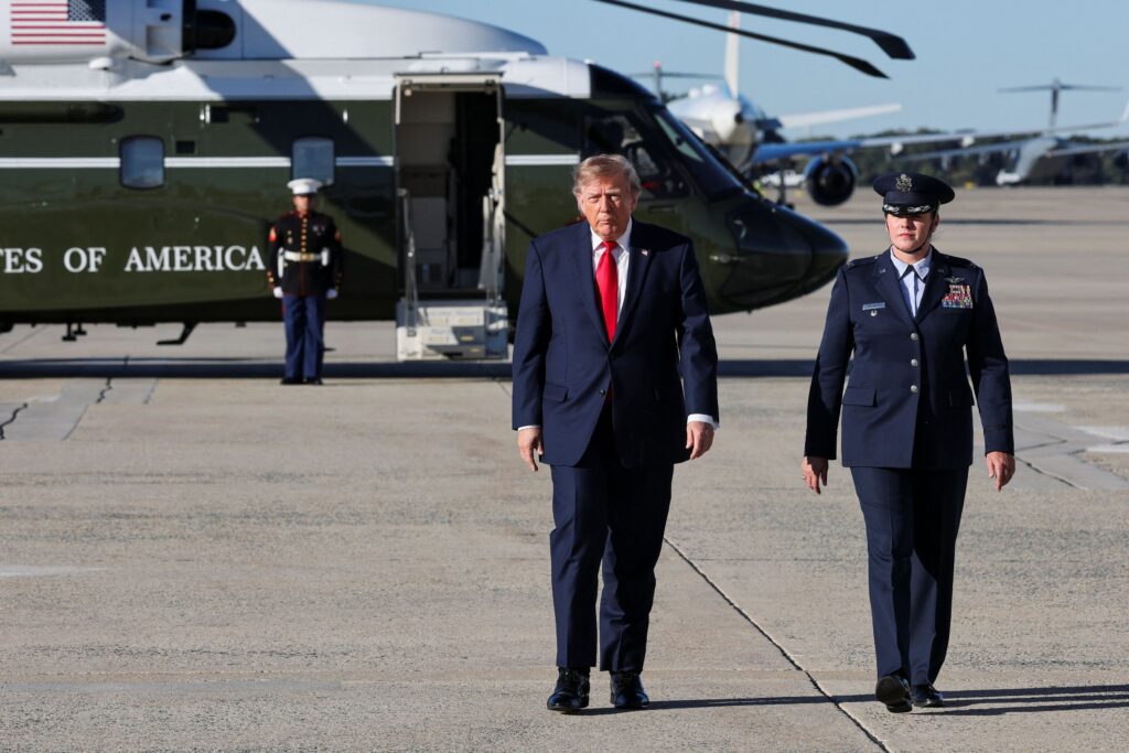 Trump visits deep-red S.C. as Senate seat is at risk of slipping to Democrats