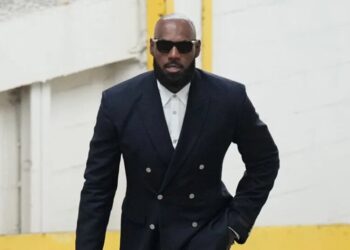 LeBron Showed Up Ready for Business in a Double-Breasted Suit