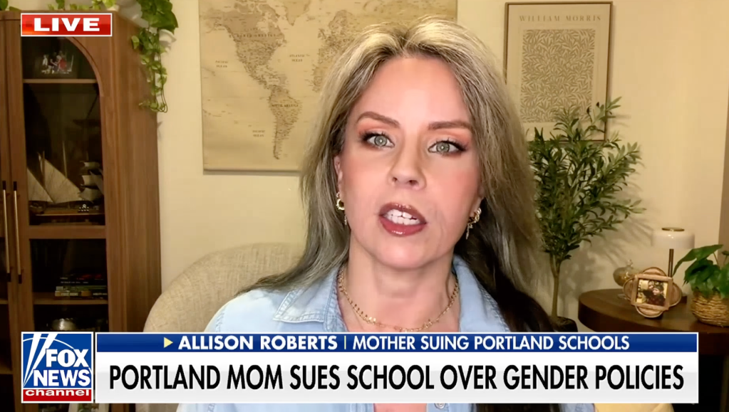 Allison Roberts, a Portland mom, banned from school campus after opposing her children's school's gender identity curriculum, had her trespass rescinded.