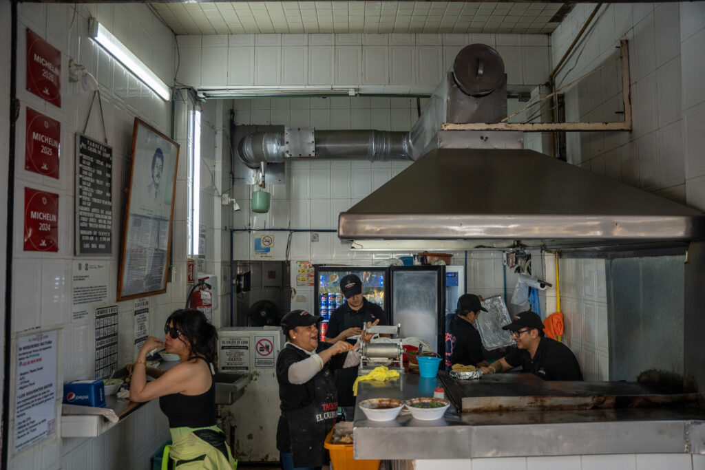 A Mexico City taco stand won a Michelin star. It split the joint in two.