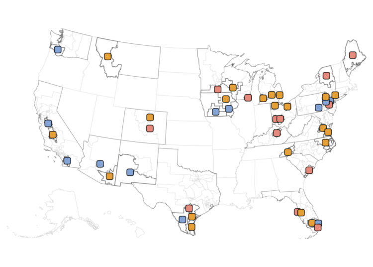 Deep-red districts are now House battlegrounds. These are the races to watch.