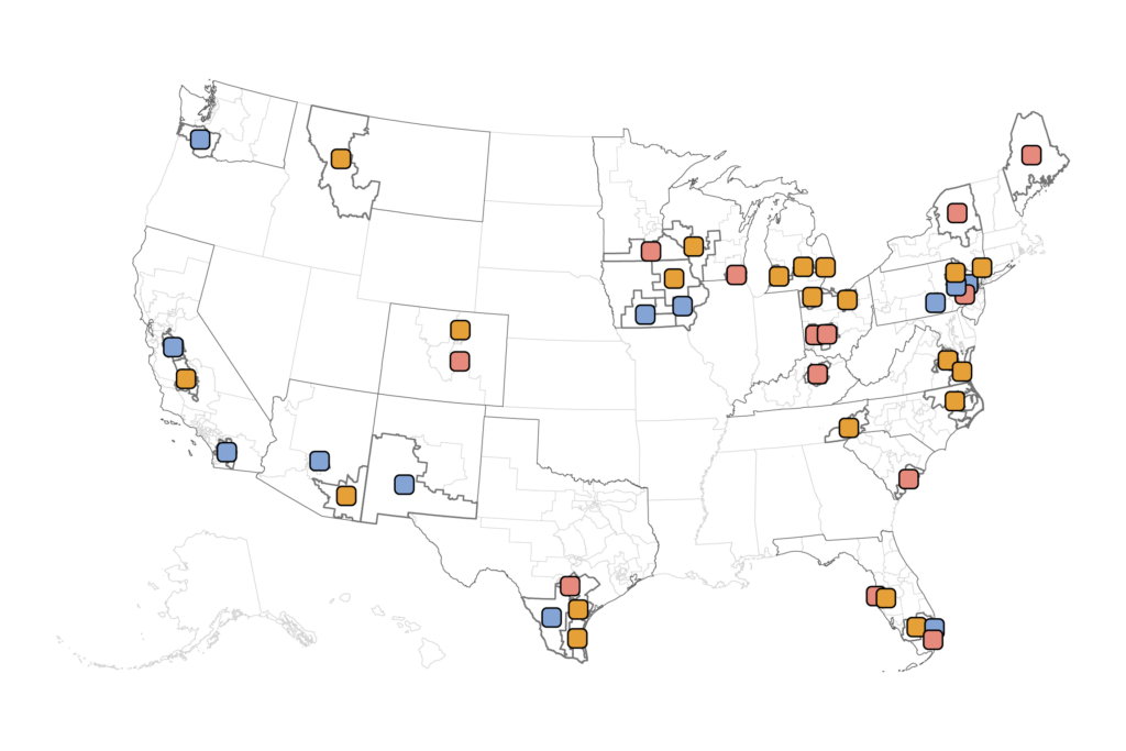 Deep-red districts are now House battlegrounds. These are the races to watch.