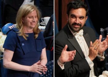 NYPD Commish Jessica Tisch roasts Mamdani, jokes about far left’s demands to fire her at Al Smith Dinner
