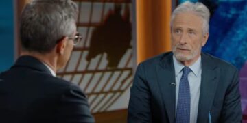 Jon Stewart Is Thrown When Journalist Starts Interview With Jared Kushner’s Denial: ‘Am I in Trouble Now?’