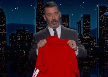 Jimmy Kimmel Whips Up Merch With Trump Heckler’s Viral Dig: ‘High-Five Everybody For That’