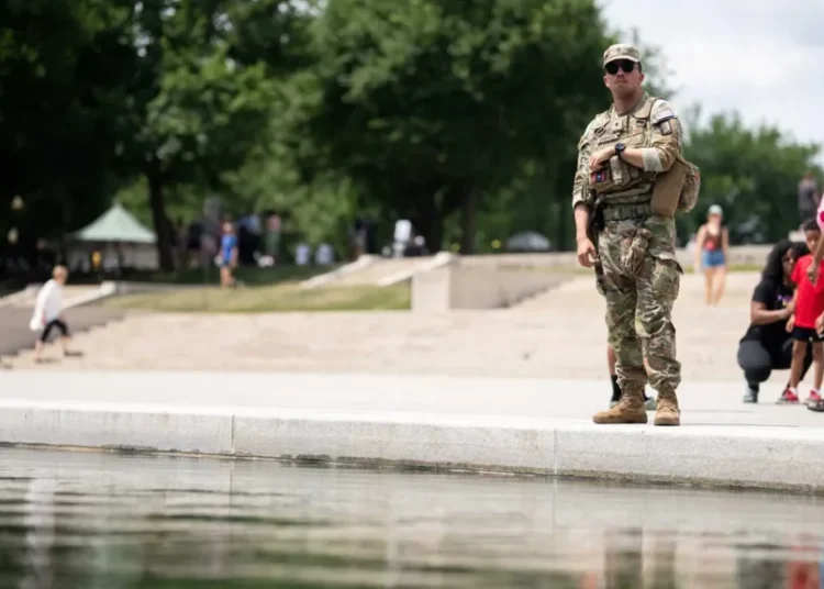 ‘Go to jail!’ Enraged Trump threatens Reflecting Pool vandals as he trashes his own DOJ