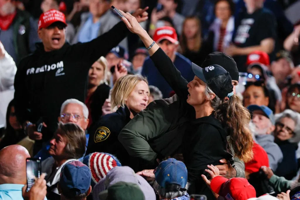 Trump uncorks violent threat after protester disrupts rally: ‘Not going to put up with it’