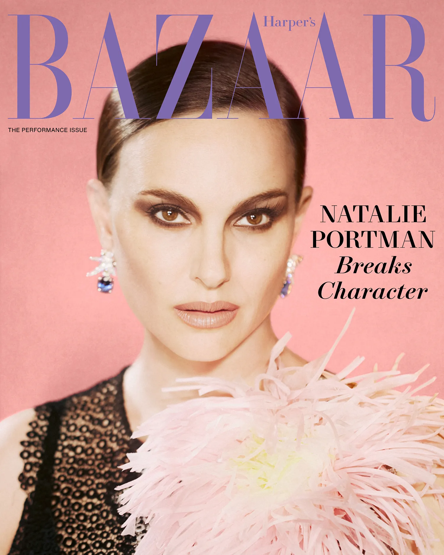 Natalie Portman on the cover of Harper’s BAZAAR.