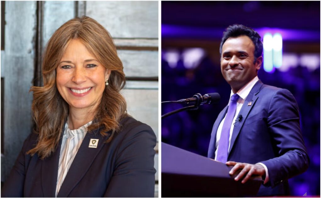 Vivek Ramaswamy Faces Backlash Over Ad Featuring Opponent Amy Acton’s Mother