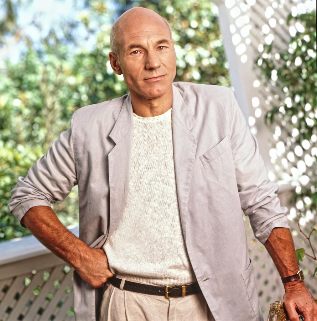 Portrait of actor Patrick Stewart.