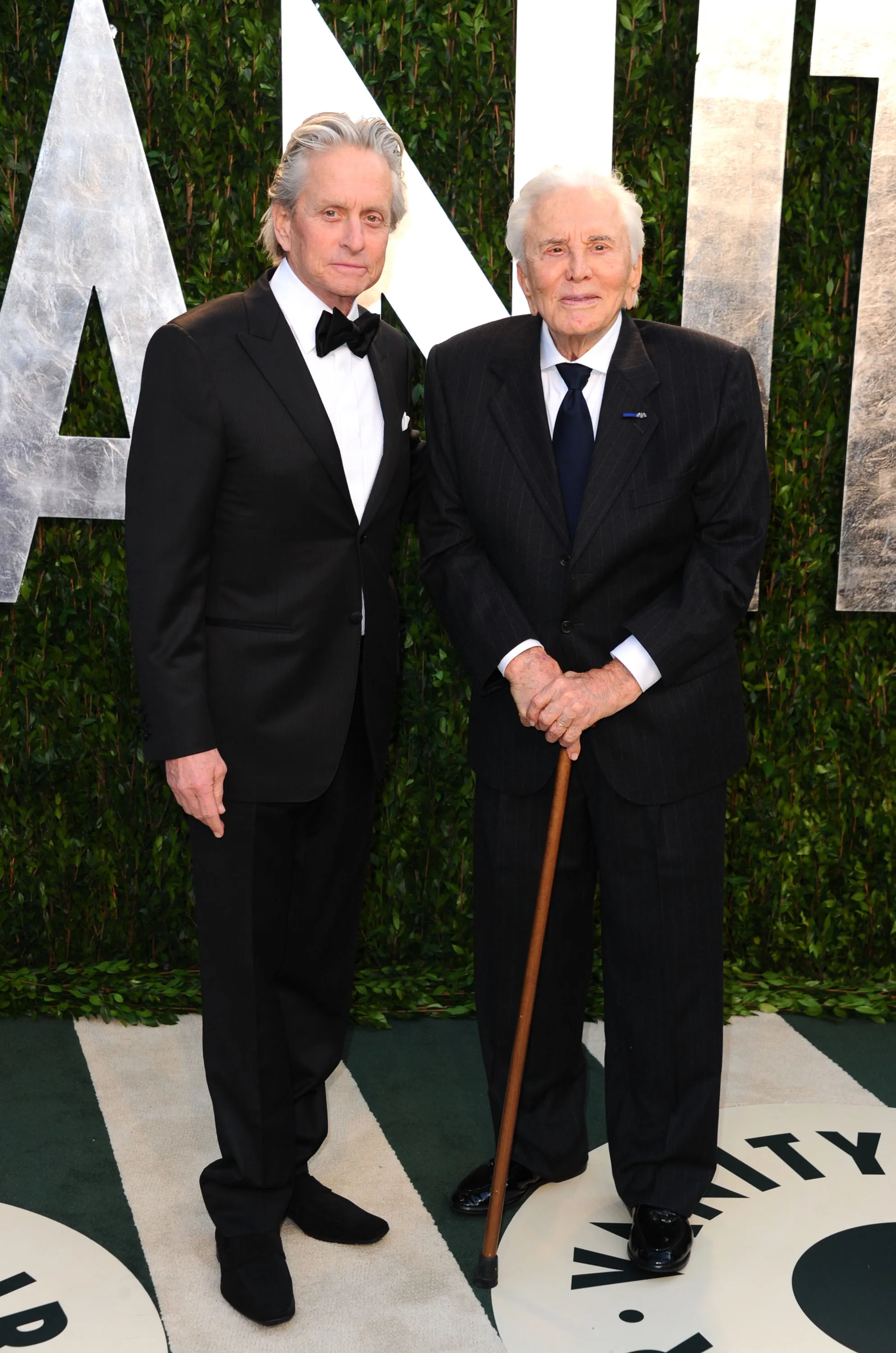 Michael and Kirk Douglas