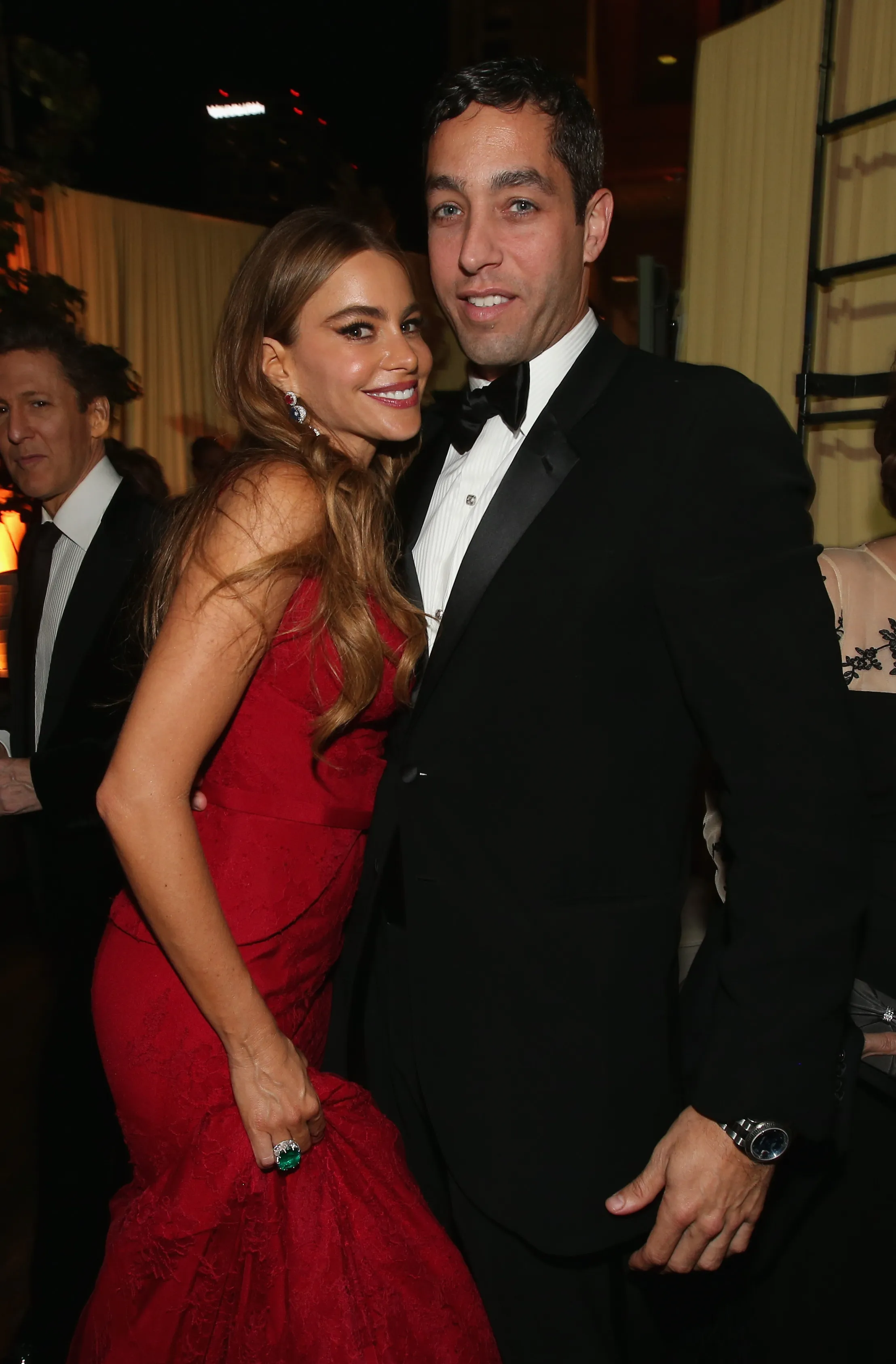 Actress Sofia Vergara and Nick Loeb attend an event.
