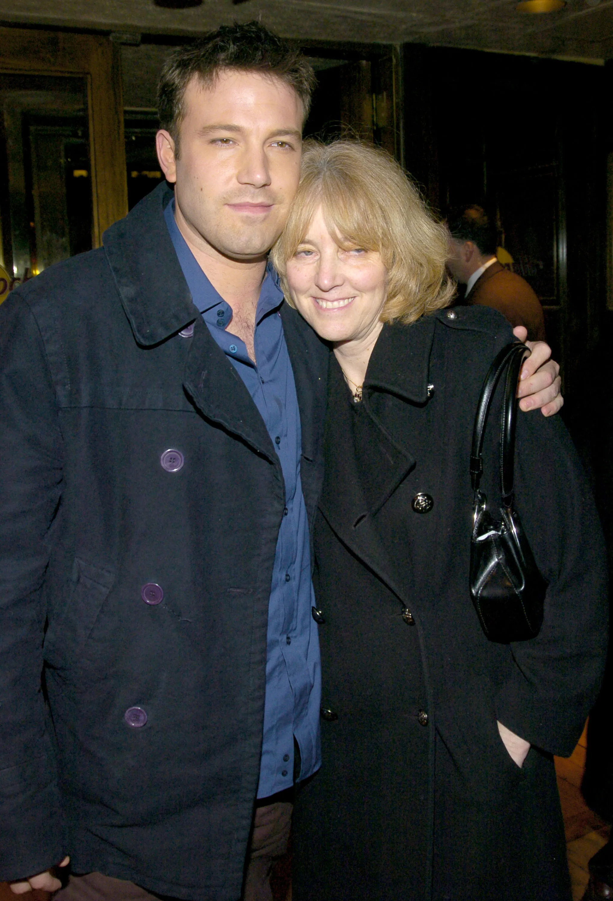 Ben Affleck and his mother, Chris, pose together at an after-party.