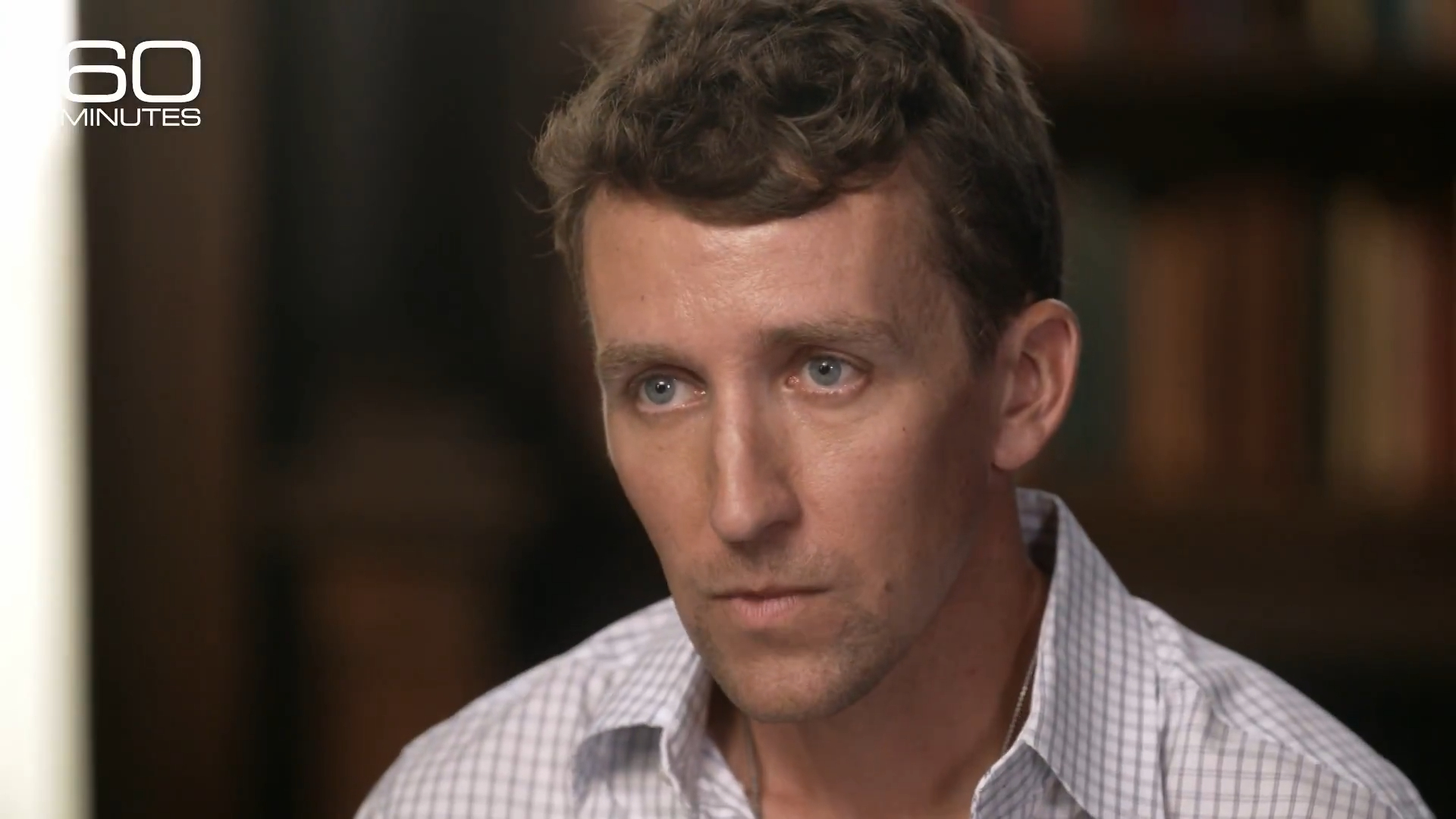Patrick Clancy being interviewed on 60 Minutes.