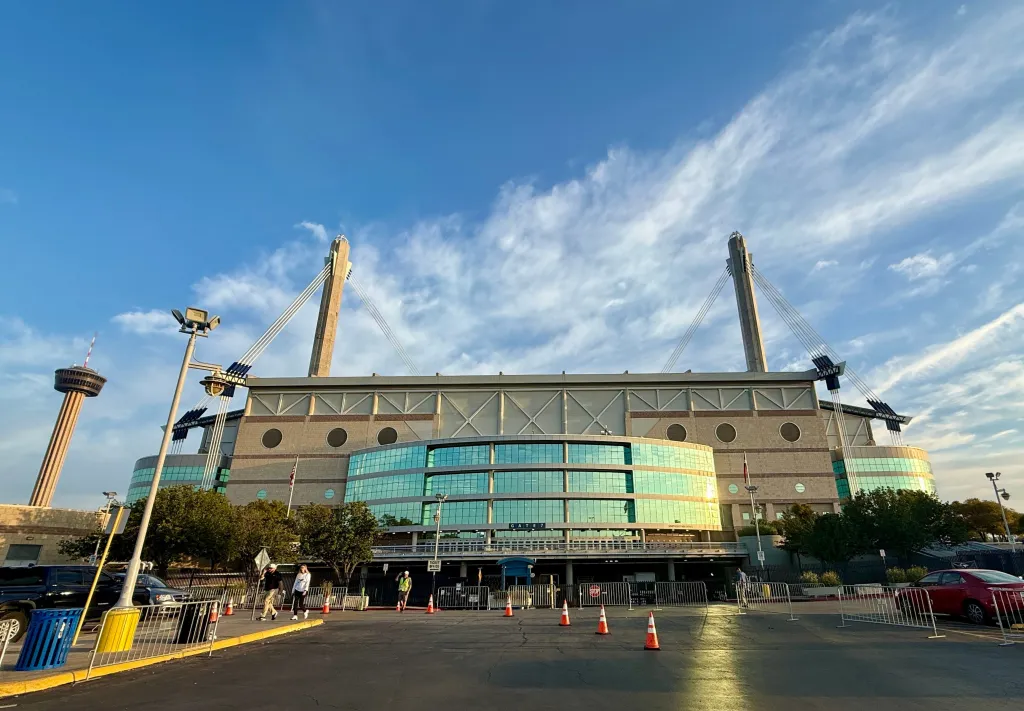 The Alamodome in San Antonio.