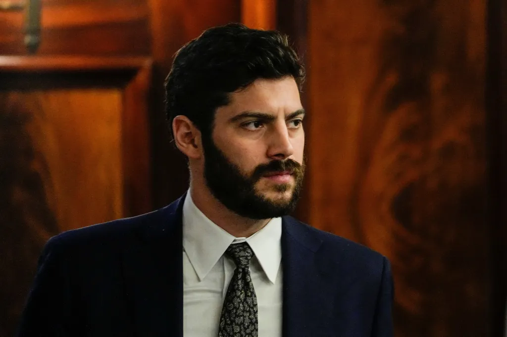 American politician Alex Bores attends a New York City Council Committee hearing on artificial intelligence.
