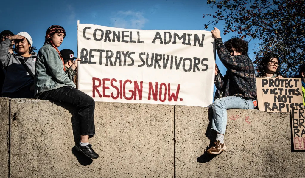 Cornell students protest alleged rape