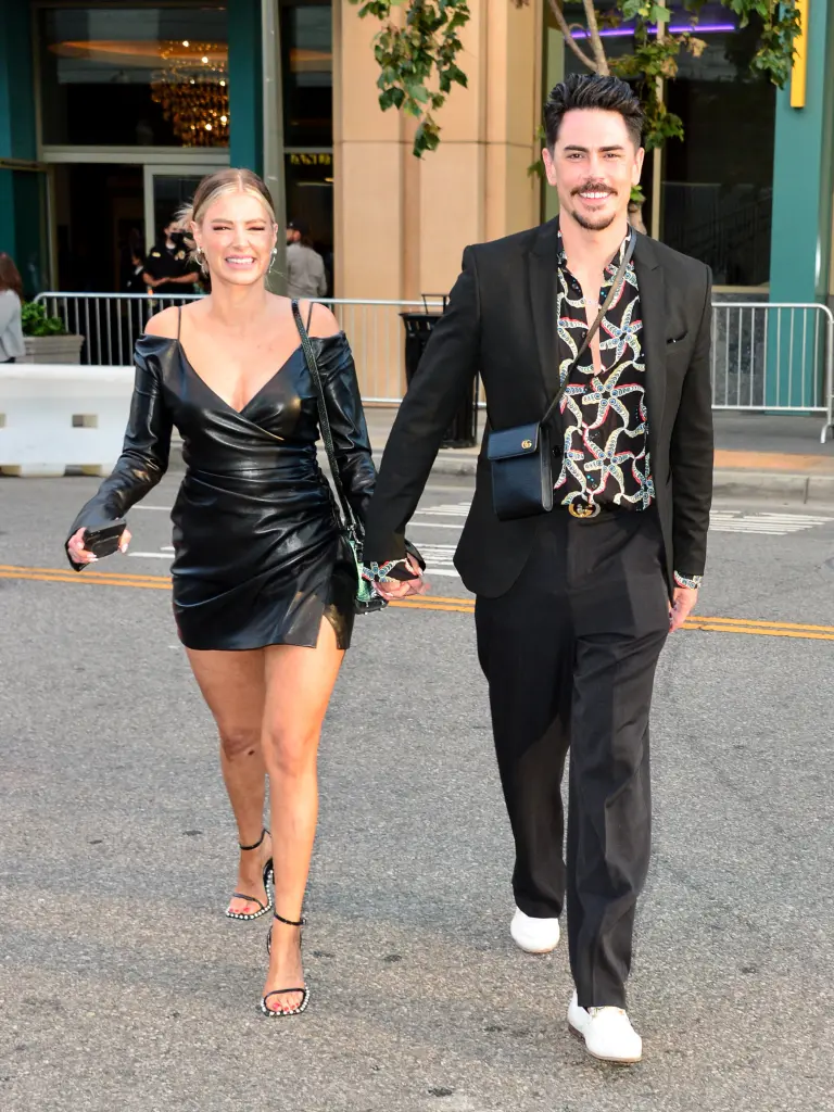 Ariana Madix and Tom Sandoval arrive at a special screening of 'Midnight In The Switchgrass' at the Regal Theatre.