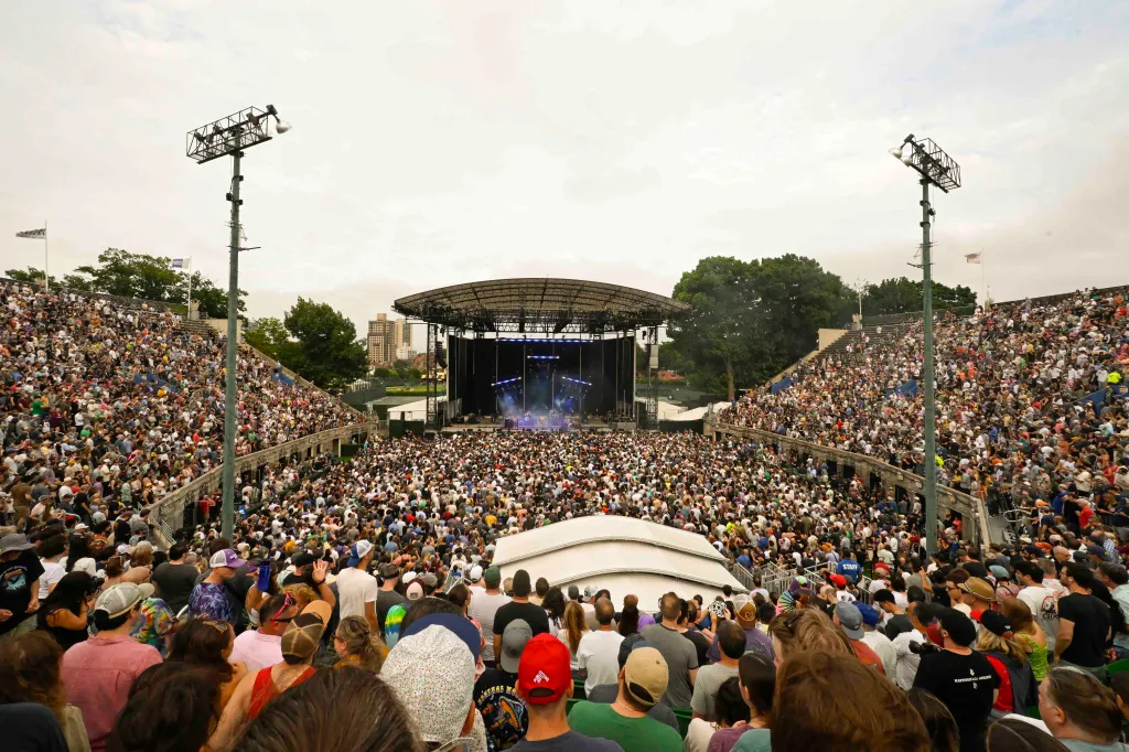 Goose performs at Forest Hills Stadium on Saturday, June 29, 2024, in Queens, New York.