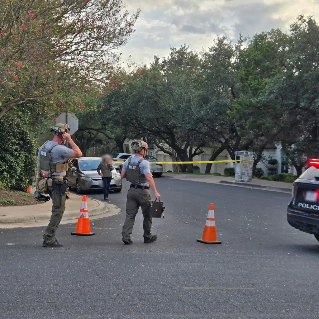 Austin Police Department's Bomb Squad safely removed the grenades.