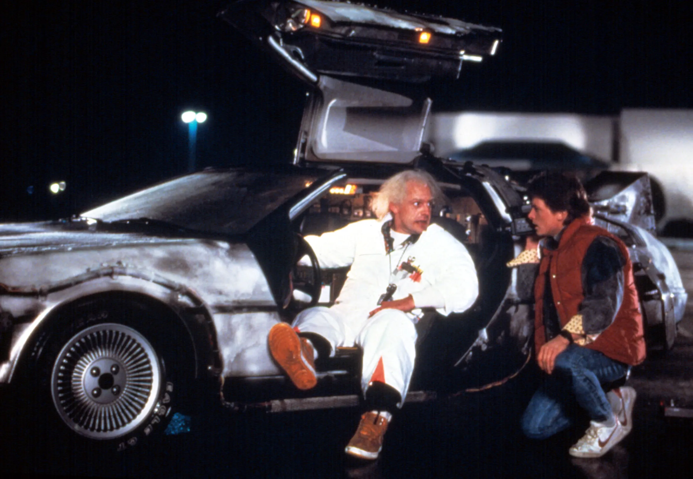 Christopher Lloyd, Michael J. Fox.