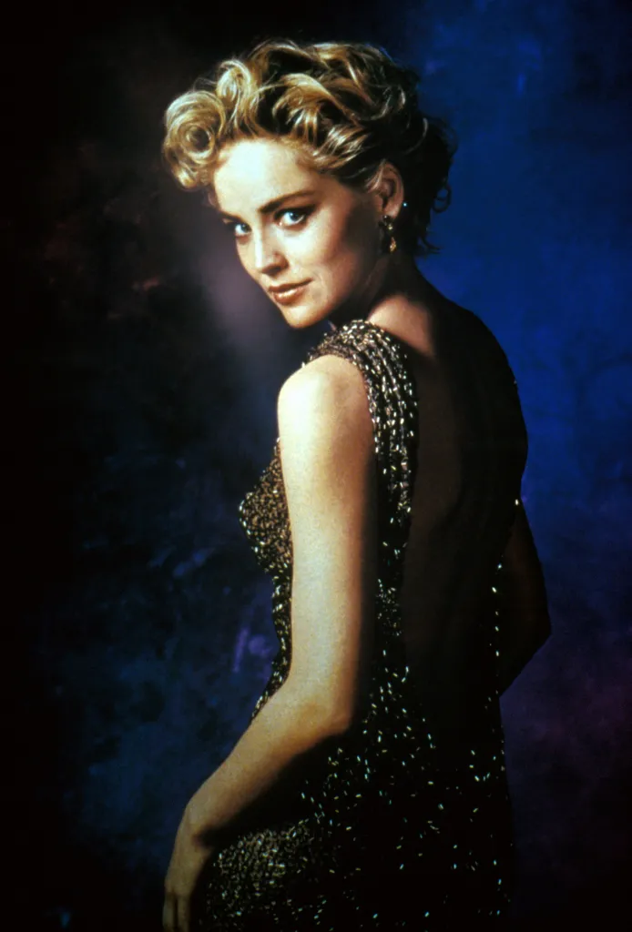 Sharon Stone in a portrait for the film Basic Instinct.
