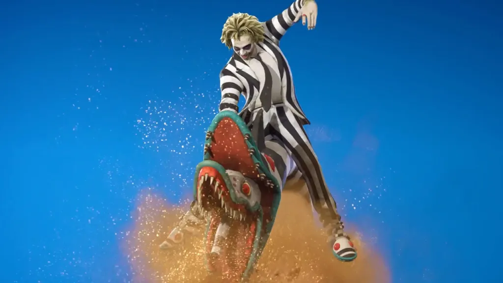 Beetlejuice Fortnite Emote Sandworm