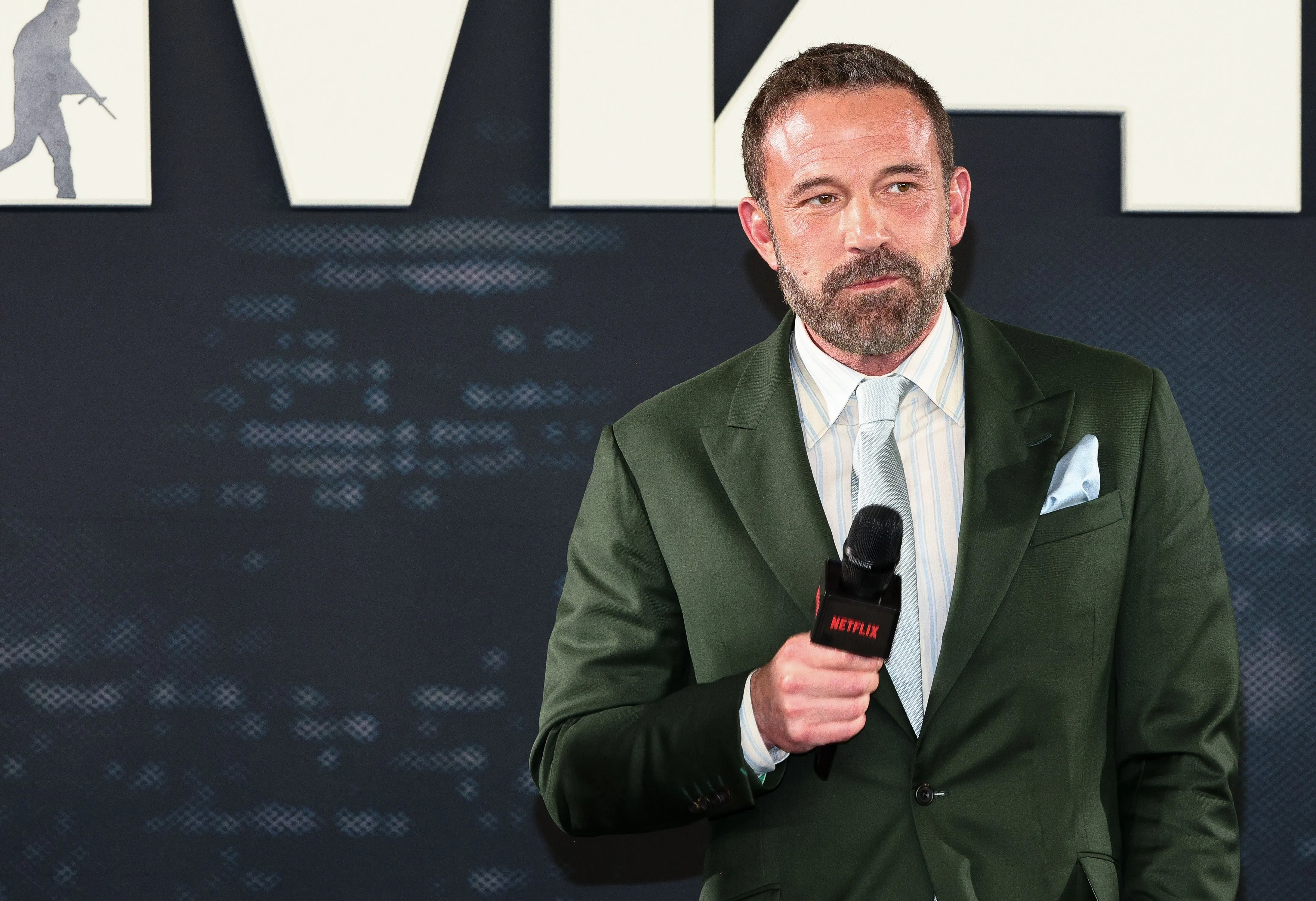 Ben Affleck attending the 'Animals' film premiere at Mitikah mall in Mexico City.