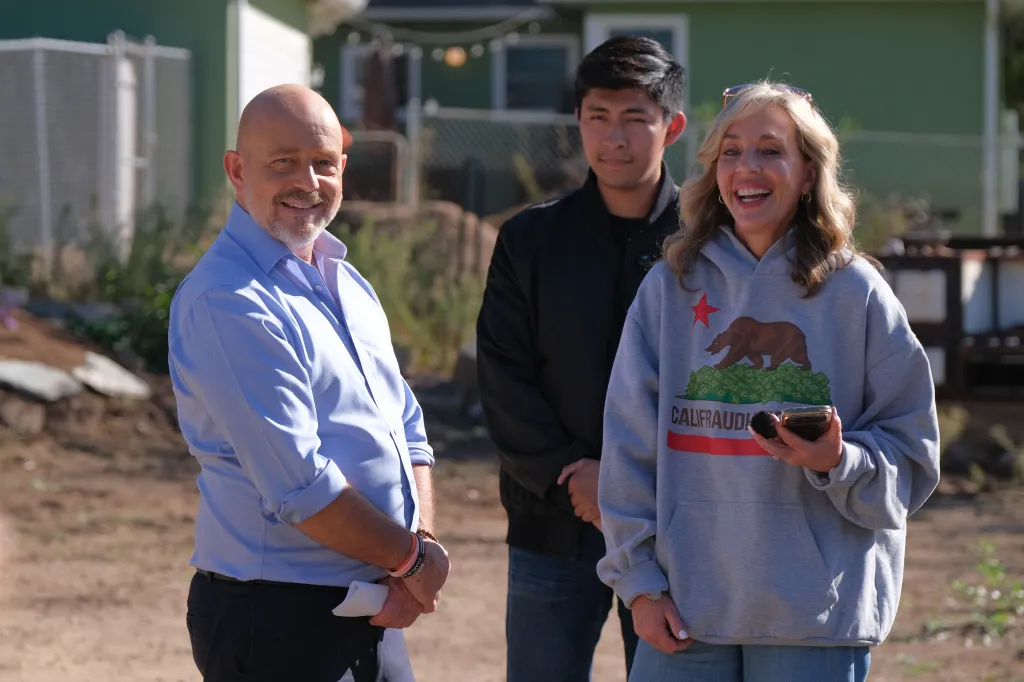 California gubernatorial candidate Steve Hilton speaks at a press conference in Altadena.