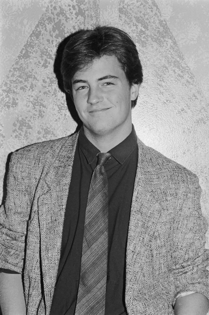 Actor Matthew Perry looking at the camera.