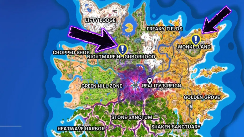 Carve Pumpkin Locations in Fortnite