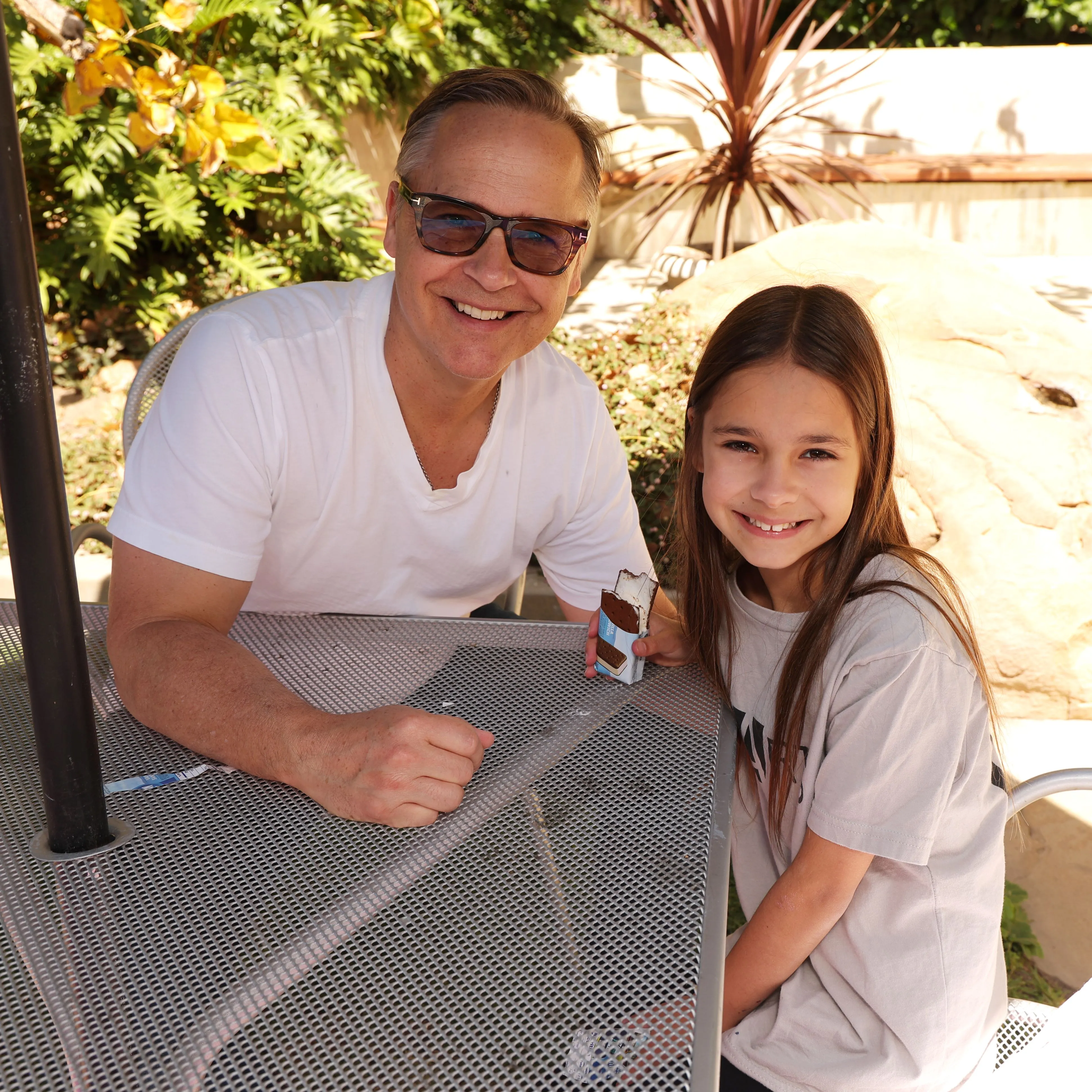 Chad Lowe and daughter Fiona.