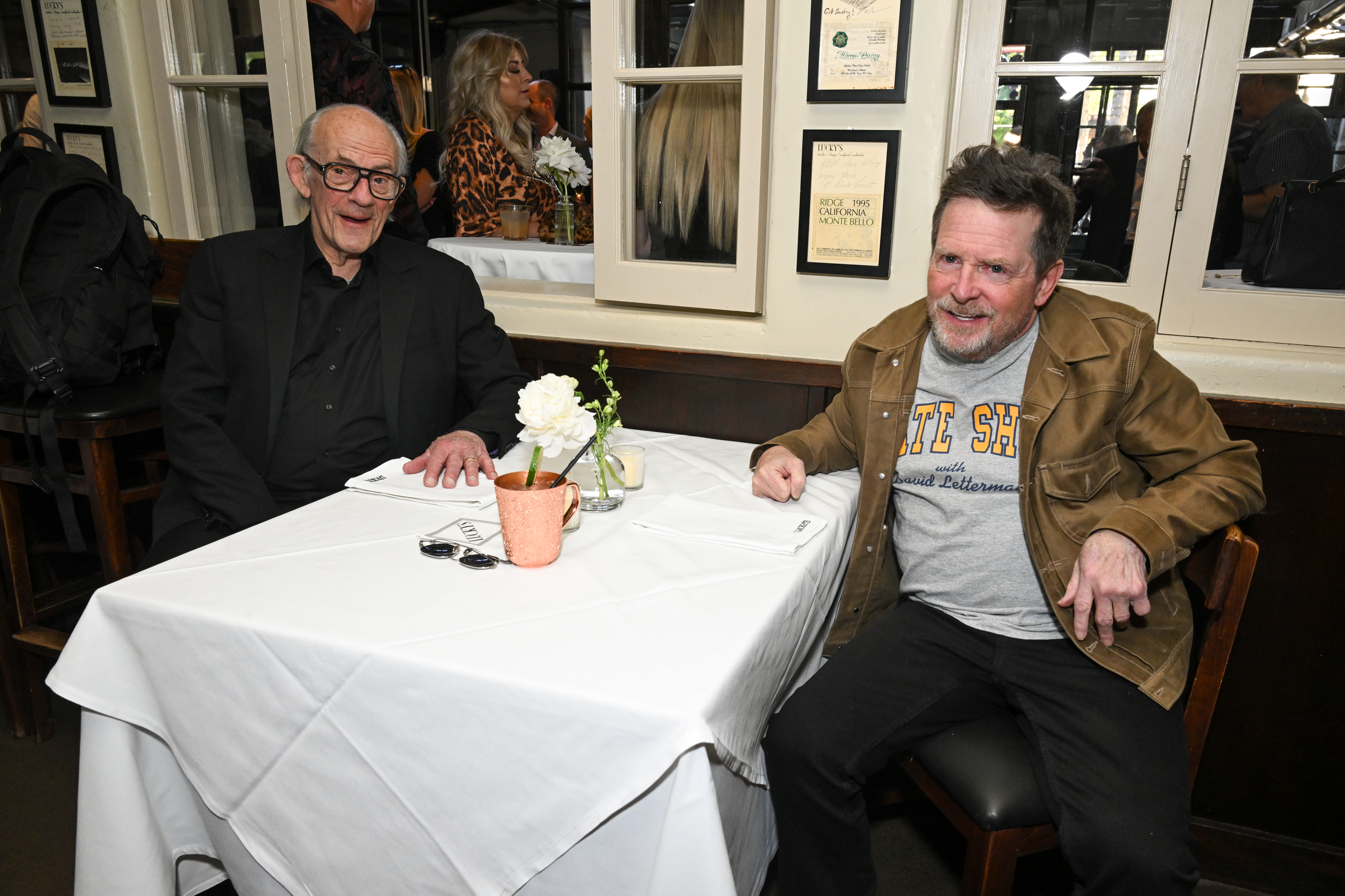 Christopher Lloyd and Michael J. Fox.