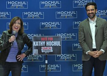 Mayor Mamdani and Gov. Hochul team up to bash Trump, Bruce Blakeman, at campaign rally
