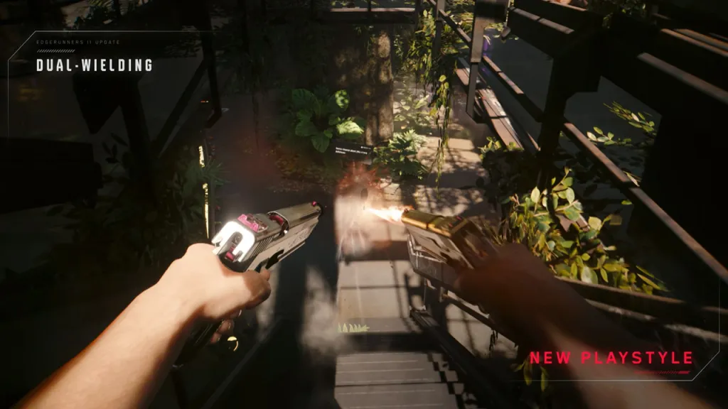 Cyberpunk 2077 Dual-Wielding Pistols