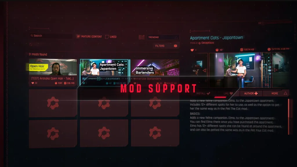 Cyberpunk 2077 Mod Support Consoles