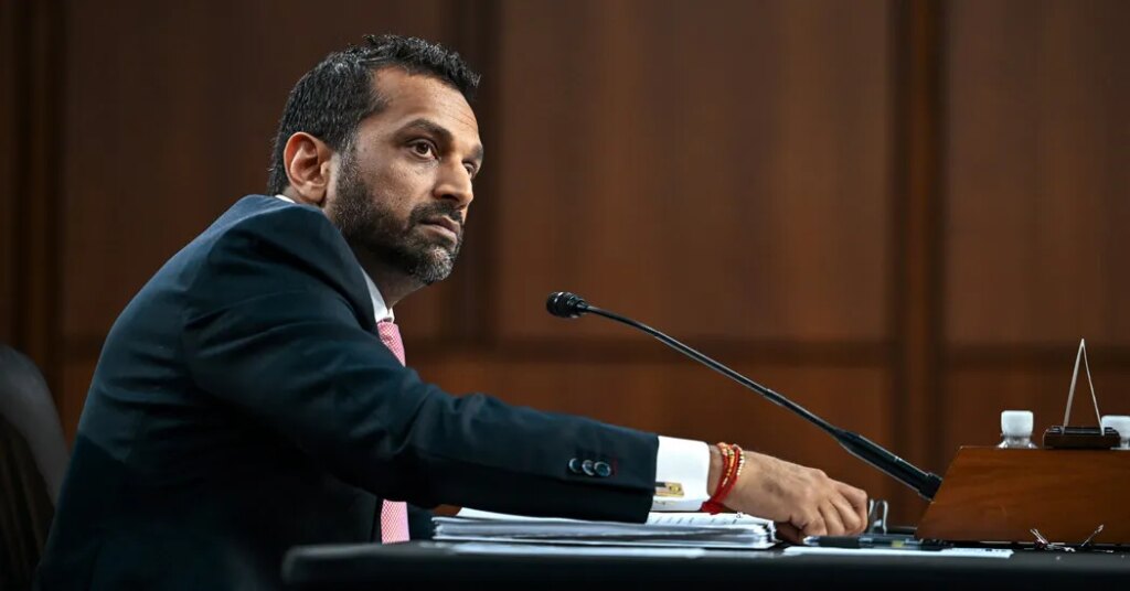 F.B.I. Employees Sue, Saying Patel Falsely Described Their Firings to Congress