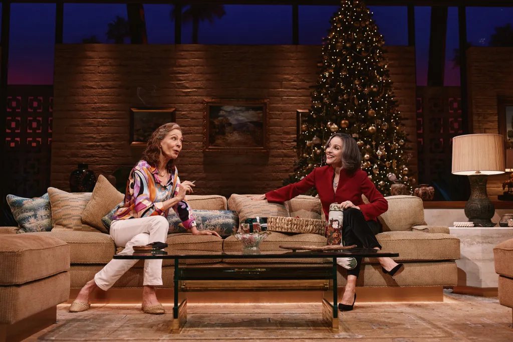 Allison Janney as 'Silda Grauman' and Julia Louis-Dreyfus as 'Polly Wyeth' perform in 