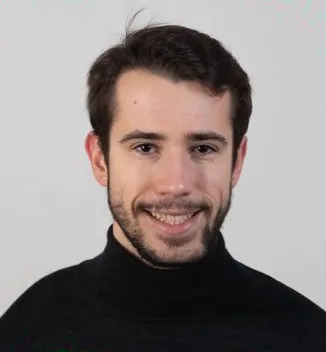 Pierre-Louis Biojout, designer of the Zombie Shooter game, poses for a photo.