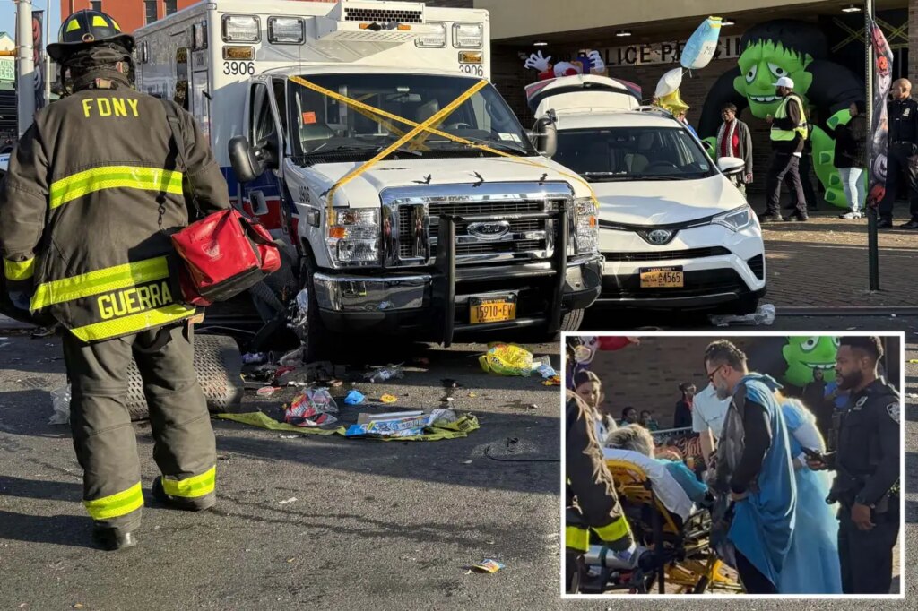 Boozed-up driver who plowed into kids at NYPD Halloween event charged with vehicular assault: cops