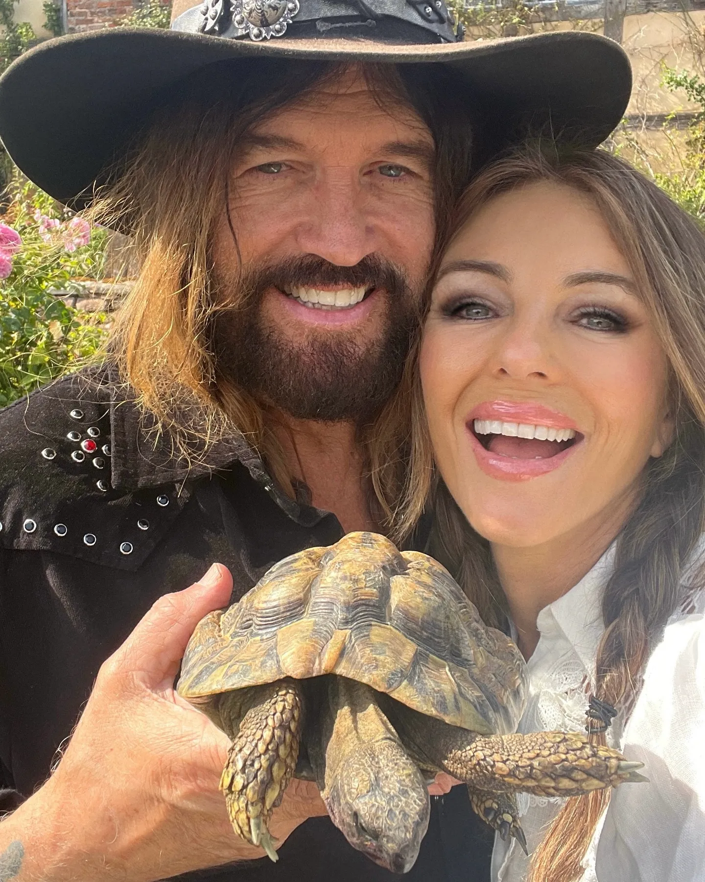Elizabeth Hurley and Billy Ray Cyrus