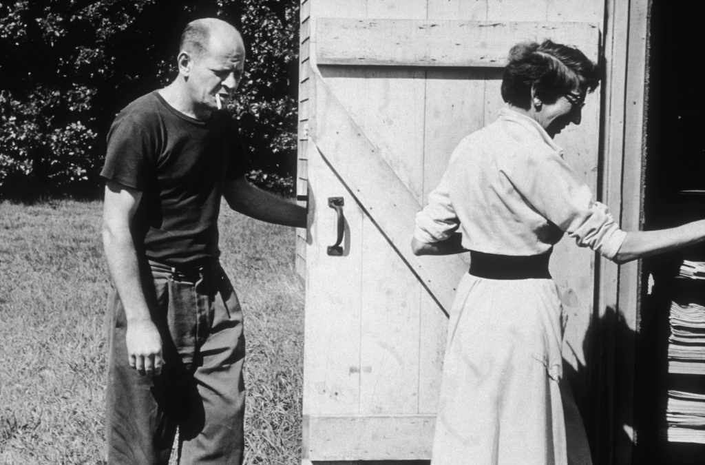 Jackson Pollock and Lee Krasner.