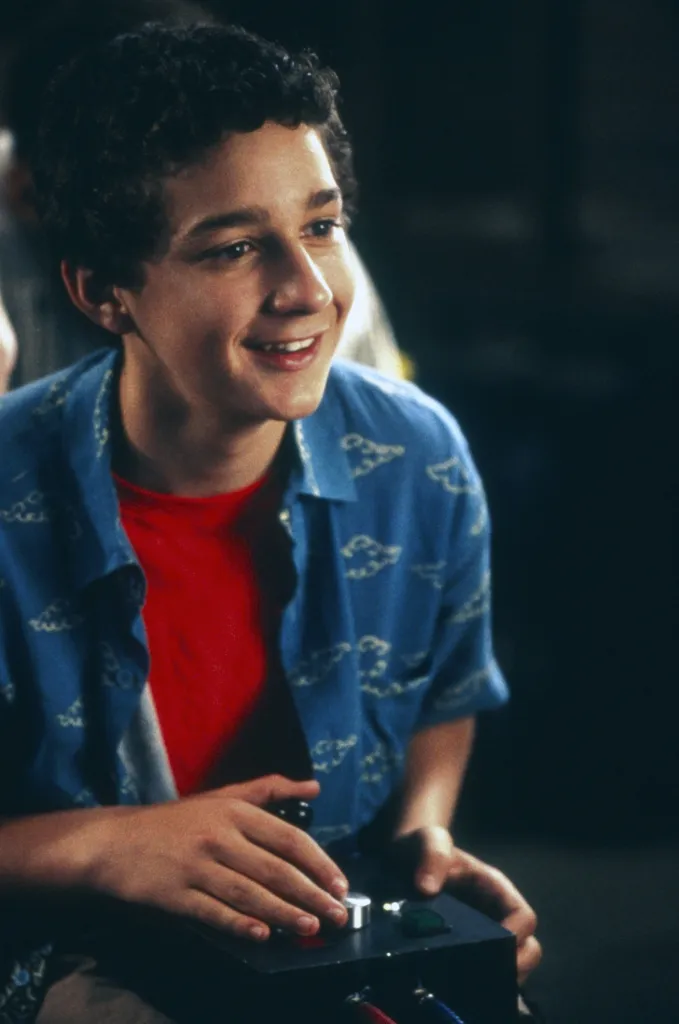 Portrait of Shia LaBeouf playing a game in Even Stevens.
