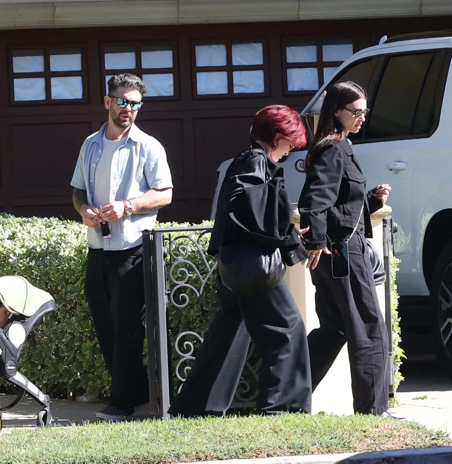 Jack Osbourne, Sharon Osbourne, Aimee Osbourne.