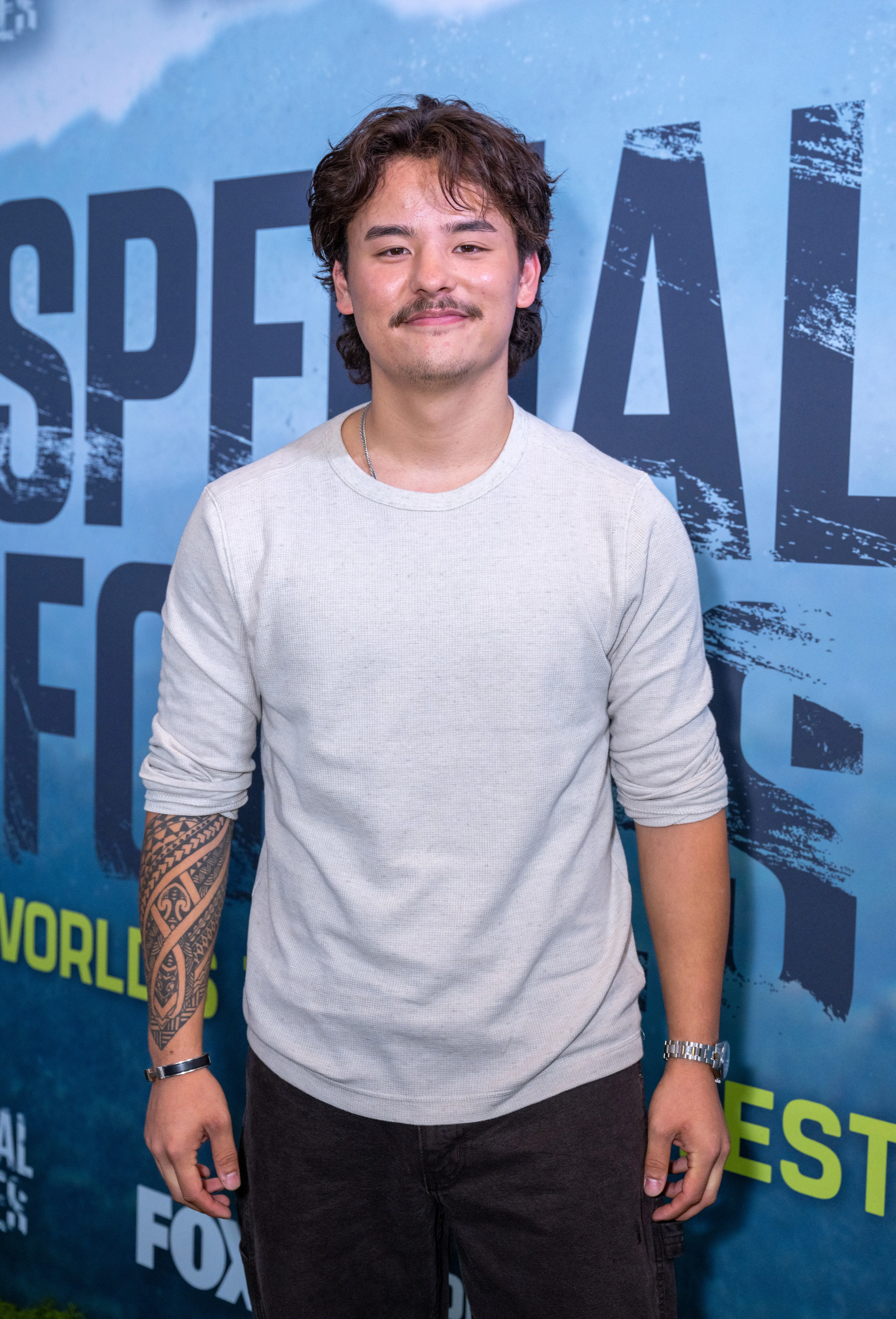 Former television personality Collin Gosselin attends a red carpet event in Los Angeles, California.