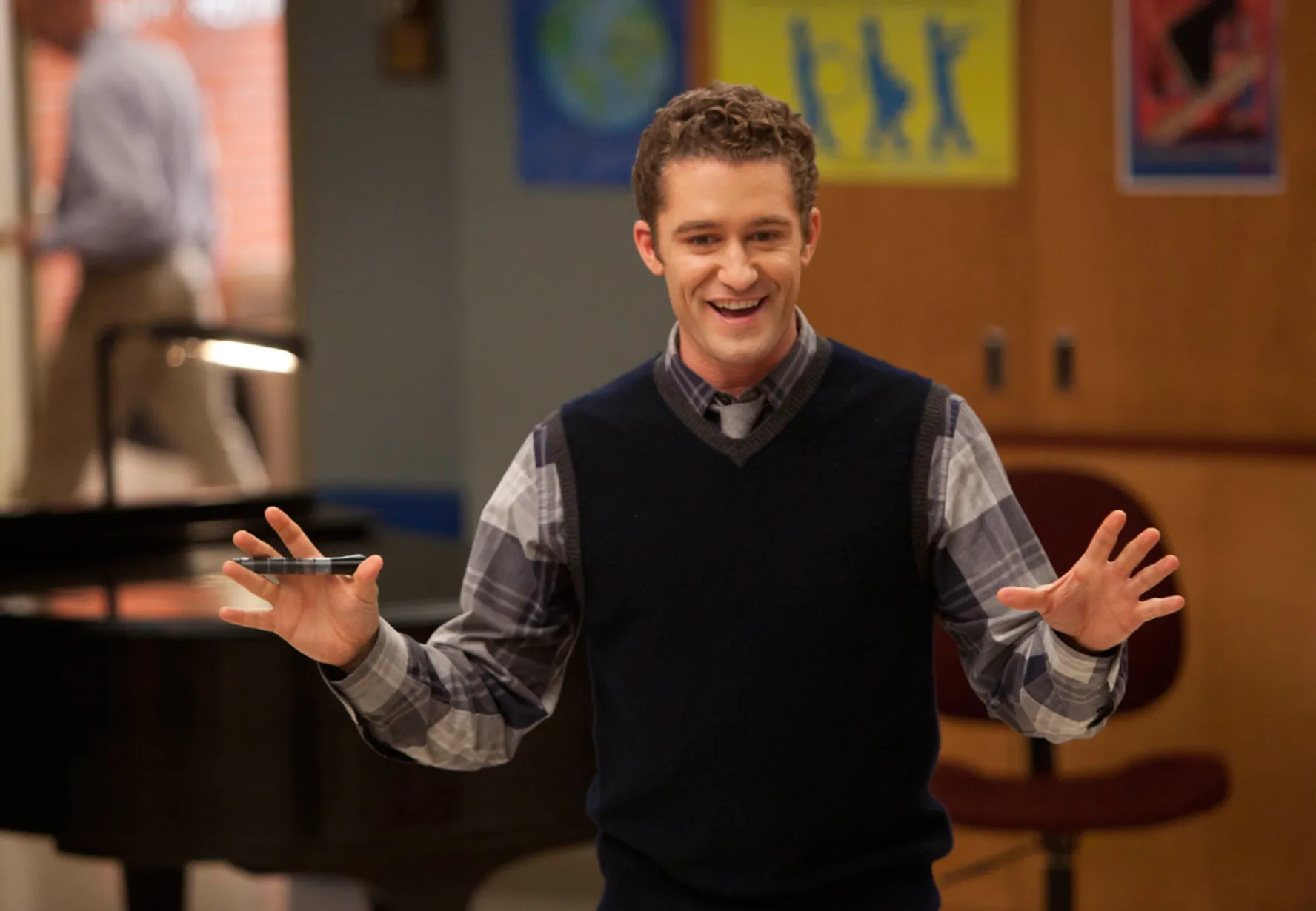 Matthew Morrison as Will Schuester in Glee.