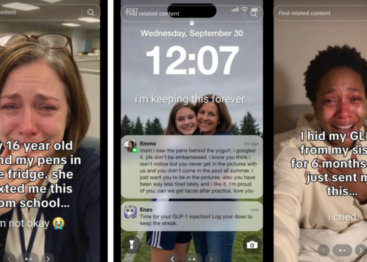 GLP-1 Apps are Using Sobbing AI-Generated Women To Market Their Products